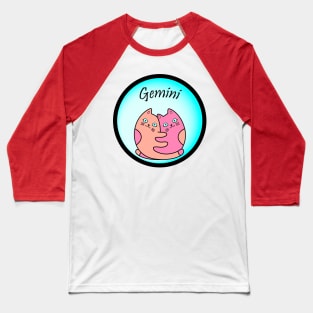 Gemini Zodiac Astrology Baseball T-Shirt